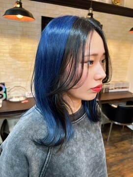 ボアップ 松山店(boappu) #インナーカラー#ケアブリーチ#髪質改善