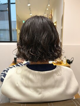 アンユヘアー 与野駅前店(unu.hair) 30代40代50代与野/おしゃれパーマ/ウェーブ/切りっぱなしボブ