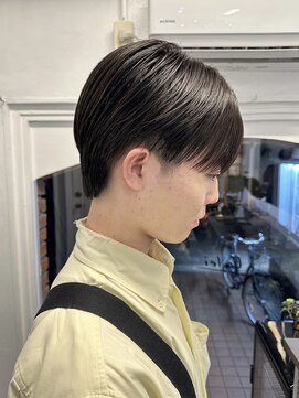 ラレイ ハラジュク(Lalei harajuku) 【白石】シースルーマッシュ/韓国ヘア/メンズヘア