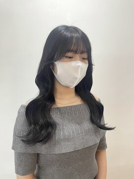 ヘアーアンドメイクアップモパ ブルーブラック