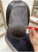 【縮毛矯正】膨らまない縮毛矯正ボブ