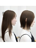 ビューナゴヤ 名駅(VIEW NAGOYA)&nbsp;前髪カタログ/イメチェンスタイル／ウェーブパーマ/こなれミディ