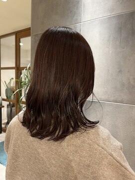 美容室 アイディー i-dee ピンクブラウン