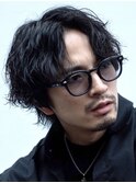 難波波巻きパーマツイストスパイラルパーマシャドウパーマ30代★