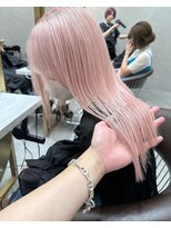 ロンド レア 天神大名店(Lond Le’a) イヤリングカラー/外ハネボブ /縮毛矯正/レイヤーボブ/艶髪