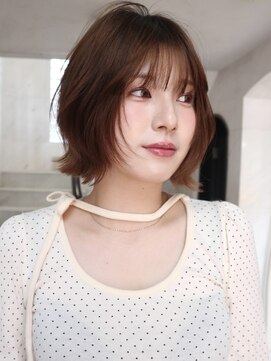 サイン 渋谷(SIGN) 20代/タッセルボブ／レイヤーボブ/透明感カラー