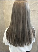 【グレージュカラー】【ブリーチ無しダブルカラー】