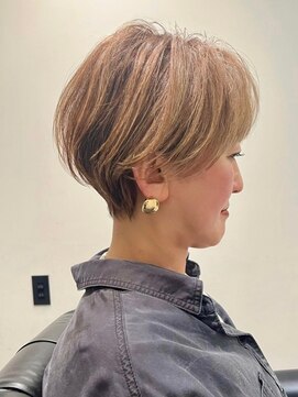 ジエクト 心斎橋 似合わせショート/フェザーショート/細めハイライト