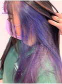 イヤリングカラー,パープルピンク,ケアブリーチ【草加】