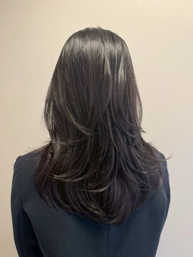 ムード(MOOD,) 暗めカラー/グランマッシュ[レイヤーカット/髪質改善/銀座]