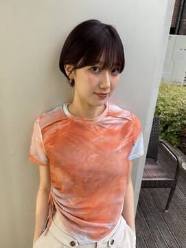 エアー 青山(AIR) センターパートハンサムショートコンパクトショートくびれ