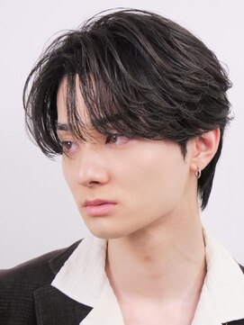 オーシャントーキョー 原宿(OCEAN TOKYO) ニュアンスパーマセンターパート/フェザーパーマ