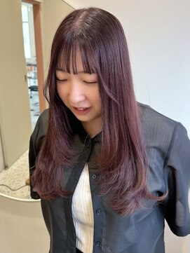 ミテ(mite) ピンクラベンダー/レイヤーカット/ブリーチ無し