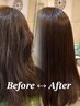 《髪質改善人気No.１》カット＋縮毛矯正＋トリートメント　￥28,000