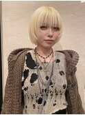 ハイトーンショートボブ