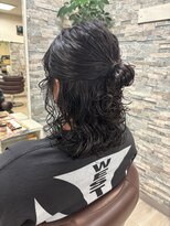 アンサ 伏見桃山店(ANSA) 大人メンズハーフアップ