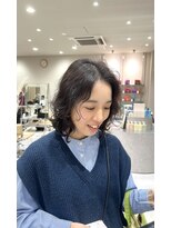 アッドバイケンジ(Add.. by KENJE) カット+デジタルパーマ【戸塚/戸塚駅/戸塚駅近/顔周り/パーマ