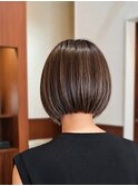 【丸みショートボブ】