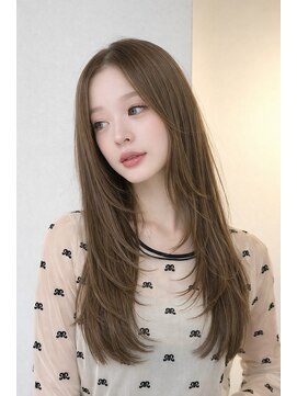 ノイ(neu) 【静岡エリア】シアーブラウン×ナチュラルストレートレイヤー