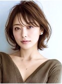 40代50代60代/脱白髪染め白髪ぼかしハイライト/くびれショート