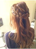 “編みこみアレンジ☆ハーフアップ”