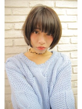 フェリシータ 緑地公園店(felicita) 外国人風抜け感カラー×クラシカルマッシュボブ