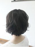 スッキリショート！ゆるふわパーマスタイル