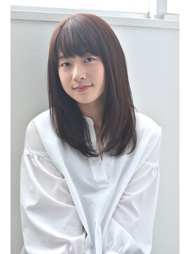 デジャヴヘアー 西千葉(Dejave hair) ナチュラルパープルカラー★ストレート　Dejave　西千葉店