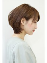 ラグエル(RAGUEL) 40代から 小顔ひし形ショートボブスタイル