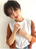 【#黄金バランス】女っぽハンサムショート
