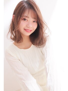 ベイビーズブレス(Baby's breath) フェミニンボブ×シースルー