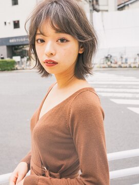 ジェム(GEM) レイヤーボブ/グレージュ