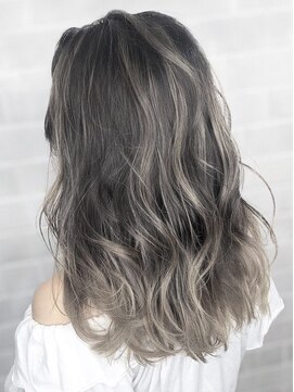 オーブ ヘアー フレイヤ 岩国店(AUBE HAIR freya) 【AUBE HAIR】コントラストグラデーション_ナチュラルウェーブ
