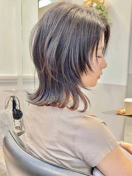 グラフ 銀座(GRAFF) 大人可愛い20代30代40代前下がりショートウルフ【GRAFF銀座】