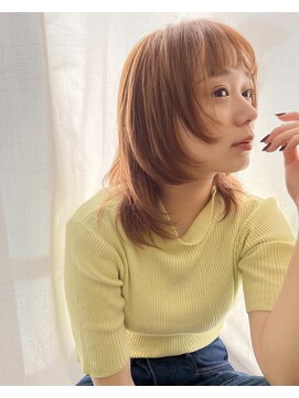 ロンドプランタン 恵比寿(Lond Printemps) ビタミンカラーマッシュウルフヘルシースタイルショコラアッシュ