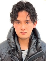 銀座マツナガ 浅草店&nbsp;ツイストスパイラルパーマツーブロック/アップバングマッシュ