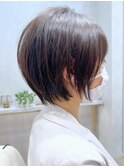 30代40代50代◎大人ナチュラルレイヤーショートボブ 表参道 橋本