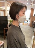 ライン感が可愛い＊タイト大人ショートボブ〔銀座、有楽町〕