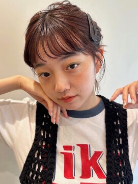 ローネス(LONESS) ぷつっとボブはアレンジしても可愛いスタイルです！！