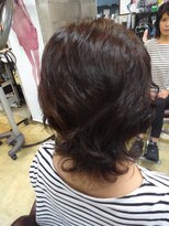 ヴァンテアン 巣鴨店 30代40代50代◎大人ナチュラルウルフカット☆白髪染め 西巣鴨