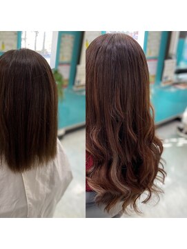 ヘアアンドメイク サファイア 豊橋店(ヘア&メイク SAPPHIRE) #プルエクステ#ピンク#ハイライト#春#カワイイ#アクセント