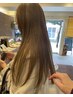 【人気No,1】透明感カラー＋似合わせカット+システムTR￥19800→￥11550