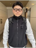 men's/アップバング/刈り上げパーマスタイル/メンズパーマ