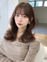 コア 表参道(COA)&nbsp;レイヤーカット/ウエットヘア/オリーブベージュ/表参道/表参道駅