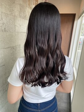 ミルヘアデザイン(mil hair design) ダブルカラーブルーアッシュカラーケアブリーチレイヤーカット