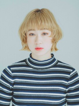 サロン ド ウィズ 西船橋店(Salon de With) ハイトーンウルフ風カット