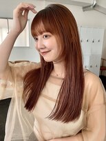 ロングレイヤー　フェイスレイヤー　顔まわりレイヤー