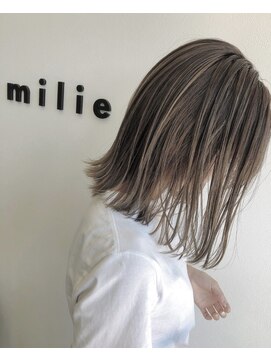 ヘアサロン ミリエ(HAIR SALON milie) カット ハイライトカラー