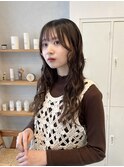 #縦落ちカールスタイリング