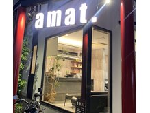 アマト(amat.)の雰囲気（お気に入りのロゴ看板♪一目で分かります！）